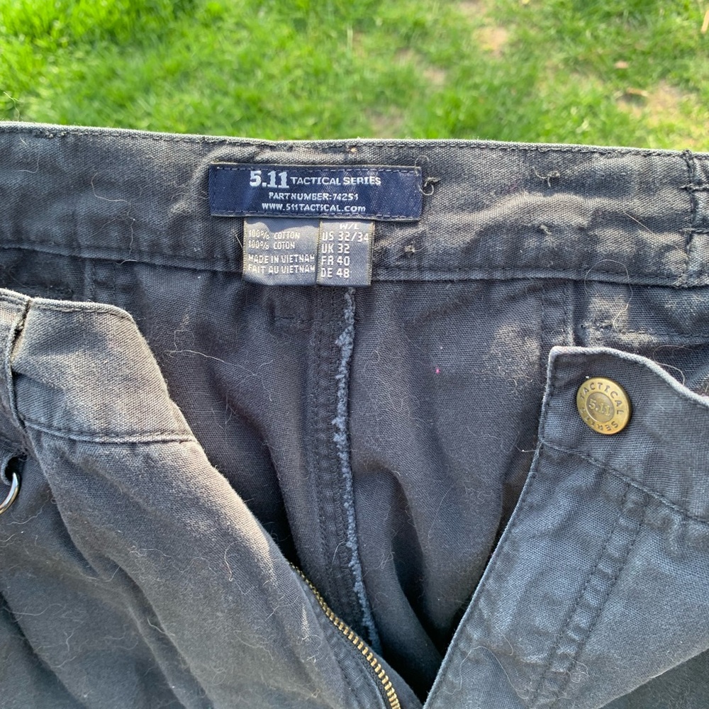 5.11 Tactical Series Black Cargo Pants in good condition